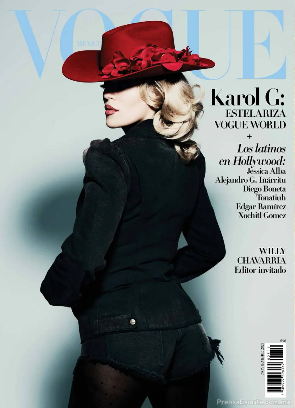 Portada de la Revista Vogue, edición del  1 noviembre 2025